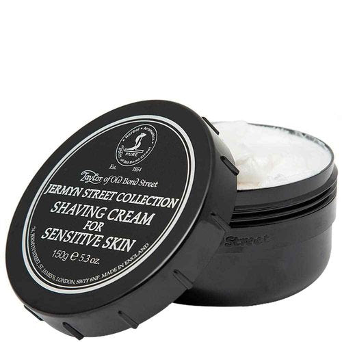 Taylor of Old Bond Street Luxury Shaving Cream Trio – Sandalwood, Jermyn Street, & Almond (3 x 150g Bowls)