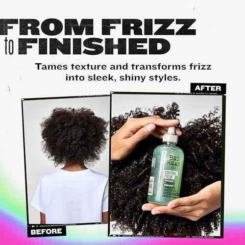 TIGI Hair Serum For Curly or Frizzy Hair Control Freak Hair Care and Straightener 8.62 fl oz