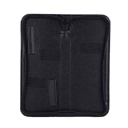 PU Leather Zipper Scissors Bag Pouch Box Hairdressing Scissors Tool Bag Hair Shear Scissors Bag Barber Pouch Cases Holster for Hairdressers