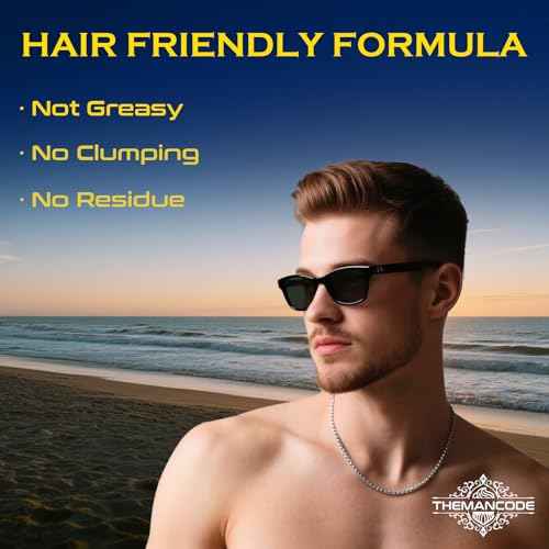 Texture Powder for Men, Lightweight Hair Styling Powder Adds Volume and Texture for a Natural Look, Best for Short to Medium Hair