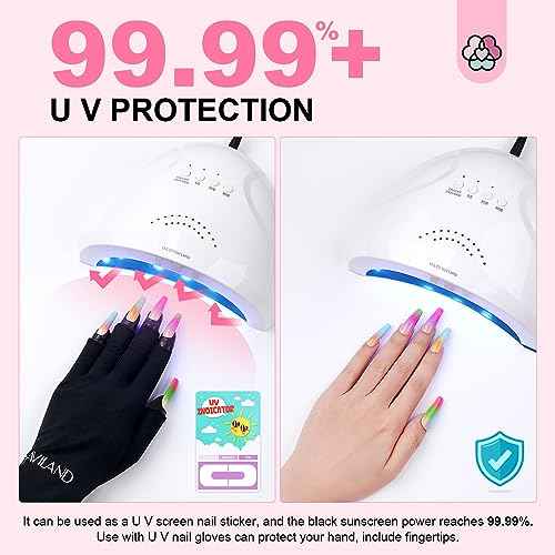 SAVILAND Nail Polish Protector for Fingers: 100PCS U V Protection U-Shaped Nail Protector Cuticle Protector for Nails Painting Peel Off Nails Tape for Airbrush Gel Polish Nail Art