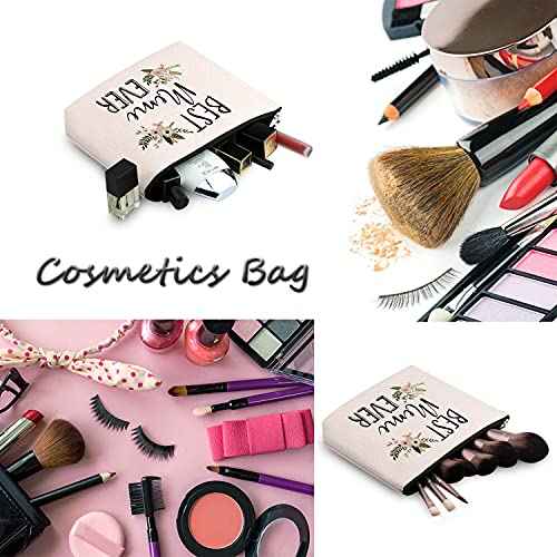 WCGXKO Best Meme Ever Grandma Gift Meme Gift Zipper Makeup Bags Travel Waterproof Toiletry Bag Accessories (Best Meme)