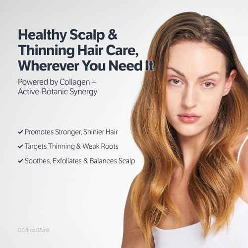 SUNGBOON EDITOR Deep Collagen Retinol Scalp Serum |Roll-On Hair Growth&Thickening Serum |Dry, Itchy Scalp Treatment |Caffeine +Biotin +Rosemary |Stocking Stuffers for Women |Korean Hair Care,0.5 fl oz