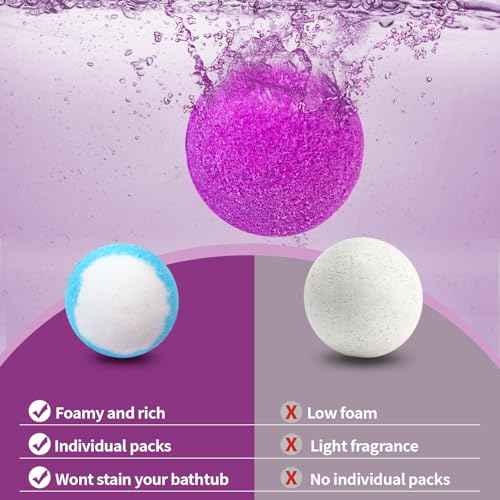 Bath Bombs Christmas Stocking Stuffers for Teen Girls for Women Mom Her Set, 24-Pack Aromatherapy Bubble Bath, Handmade Natural & Organic, Spa Relaxing Birthday Gifts for Men, White Elephant Gifts