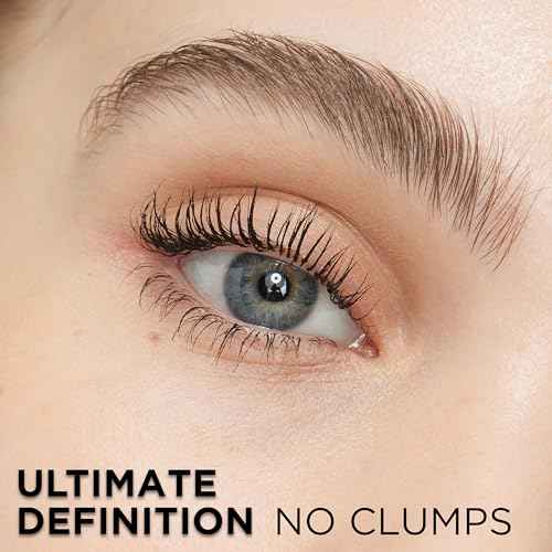 L'Oreal Paris Makeup Telescopic Original Lengthening, Lash Separating Mascara with Dual Precision Brush, Washable, Blackest Black, 0.27 Fl Oz., 1 Count