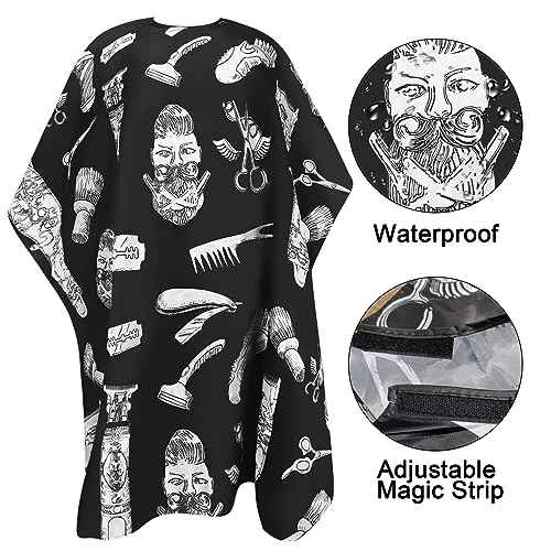 Barber Cape Professional Hair Cutting Cape for Men Waterproof Salon Cape, Hair Cutting Accessories