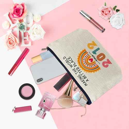 ancpeany Cool 13 Year Old Girl Gifts Ideas, Happy 13th Birthday Decorations for Girls Makeup Bag, 2012 Birthday Best Presents for Sister, Daughter Trendy Stuff 2025, Christmas, Cosmetic Travel Pouch