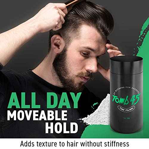 Tomb45 Pure Powder for Hair Styling, Texturizing & Volumizing Powder with Natural Matte Finish