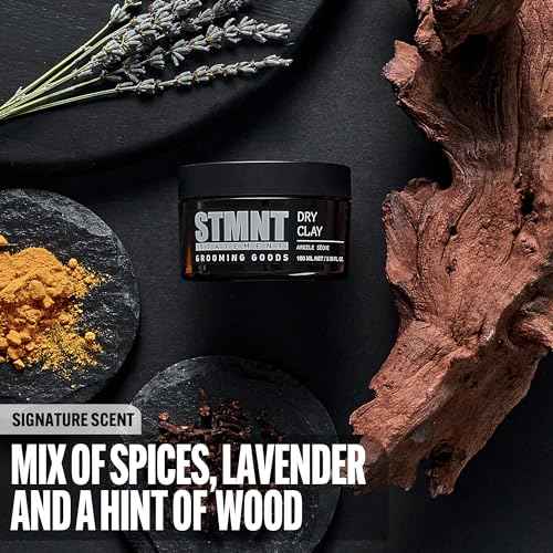 STMNT Grooming Goods Dry Clay | Extra Matte Finish | Super Strong Control | Easy to Wash Out