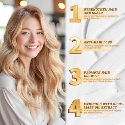 300ML Anti-Hair Fall Hair Loss Shampoo, Anti-Hair Fall Promote Hair Growth Shampoo, Rich in Various Plant Extracts, for all Hair Types (1Pcs)