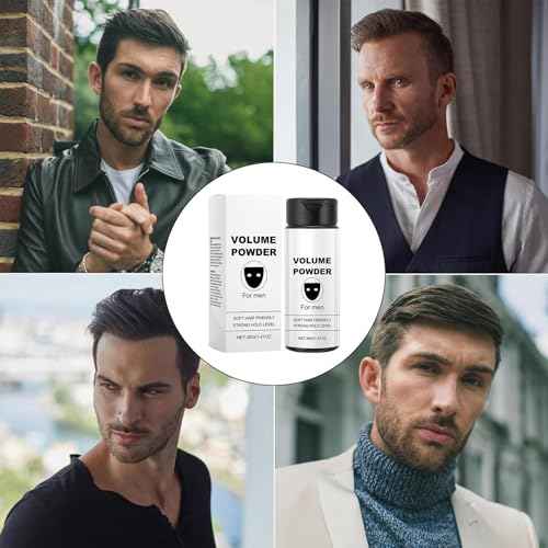Hair Texture Powder For Men, Easy To Apply Natural Look Volumizing Texturizing Styling Powder, Hairstyle Instant Volume, Strong Hold