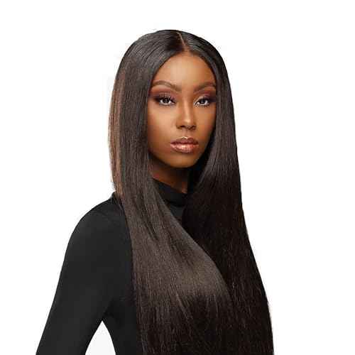 Sensationnel Human Hair Empire Bundles Weave - STRAIGHT 18" (Color:NATURAL BLACK, Pack of 2)