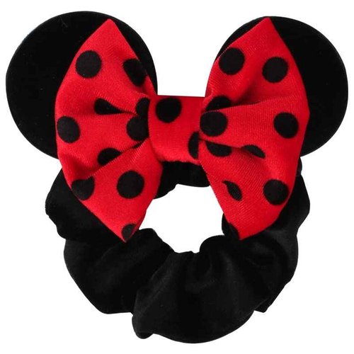 YOVECATHOU 10pcs Elastic Hairbands Scrunchies Girls Hair Accessories Mouse Deluxe Ears Ponytail Headwear For Kids Women Girls Adult Christmas Party Decoration (D)