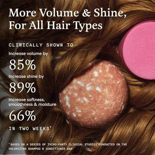 The Earthling Co. Shampoo & Conditioner Bar Set - Promote Hair Growth, Strengthen & Volumize All Hair Types - Paraben & Sulfate Free Formula with Natural Ingredients for Dry Hair (Wild Lavender)