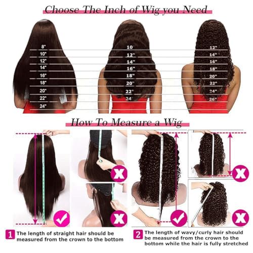 WENYAN Chocolate Brown Headband Wig Human Hair Deep Wave 18 Inch Curly Glueless Headband Wigs for Black Women None Lace Front Wigs Human Hair Brazilian Virgin Hair Wear and Go Wigs 150% Densitys