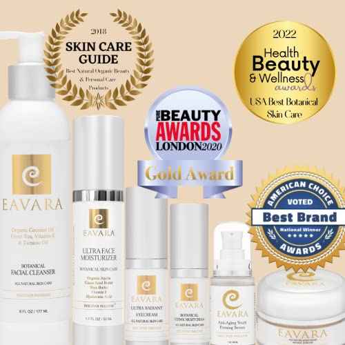 Organic Anti Aging Anti Wrinkle Serum | Award Winning Face Serum to Reduce Wrinkles and Fine Lines | Firming, Tightening, Lifting, & Rejuvenating | Hydrating Natural Organic Skin Care