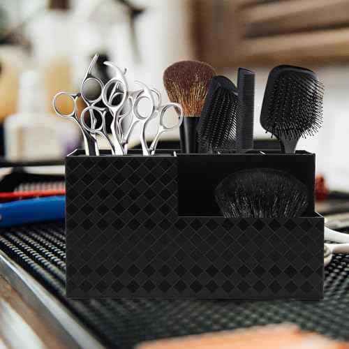 minkissy Scissor Holder for Hairdressers Shear Organizer Scissors Holder Box Hair Cutting Organizer Case Hairdressing Tool for Scissors Combs Clips for Barber Salon