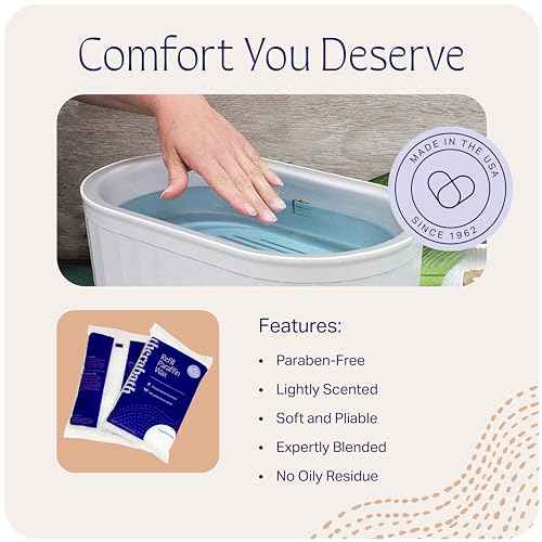 Therabath Paraffin Wax Refill - Thermotherapy - Use to Relieve Arthritis Discomfort, Stiff Muscles, & Dry Skin - for Hands, Feet, Body - Deeply Hydrates - Made in USA, 2 lb. Lavender Harmony