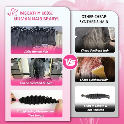 Human Braiding Hair for Boho Braids Deep Wave Bulk Human Hair for Braiding 150g Brazilian Human Hair for Boho Braids 16inch Bohemian Hair for Braiding Natural Black Best Human Extensions