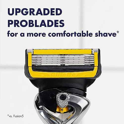 Gillette ProGlide Shield Premium Edition Razors for Men, 1 Gillette Razor, 8 ProShield Razor Blade Refills, 1 Travel Case