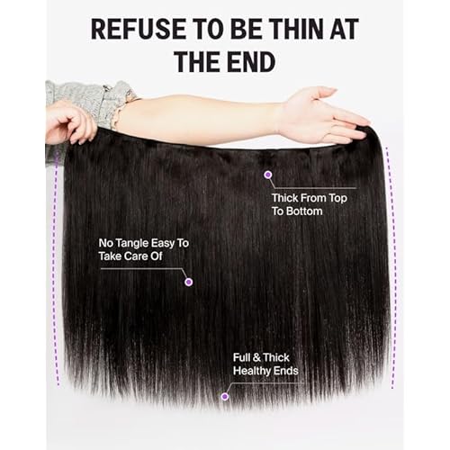 15A Human Hair Bundles Straight Bundles Human Hair 100% Raw Vietnamese Bundle Natural Black Color Long Service Life 18 Inch
