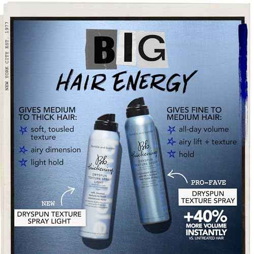 Bumble and bumble. Thickening Dryspun Texture Spray | Volumizing + Adds Texture | Straight to Wavy