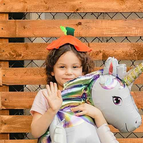 Doneace Halloween Pumpkin Headband Pumpkin Hat Hairband Pumpkin Stem Hair Hoops for Women Girls Halloween Dress Up Hair Accessories Parades Party Headwear Festival Headdress Supplies 1PCS