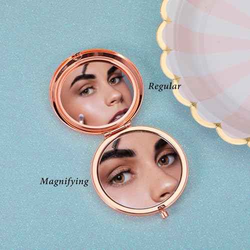 NUBARKO for Friends Besties Stocking Stuffers for Makeup Mirror Women Friends Friendship Gifts for Women Friends Birthday Valentines Gifts for Women BFF Sentimental Gifts