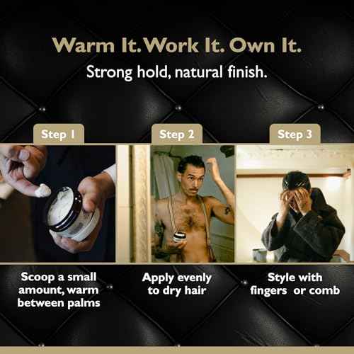 Grooming Clay ? Strong Hold, Natural Matte Finish, and Flexible Styling with Kaolin Clay & Beeswax ? Tobacco Vanilla Scent ? 3.4 oz (1-pack)