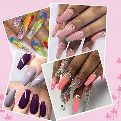 10 Pcs Rough Nail File 100/180 Grit, Heavy Duty Nail Files for Acrylic/Natural Nails, Emery Boards for Nails, Strong Finger Nail Filler, Coarse Nail File for Home and Salon Use