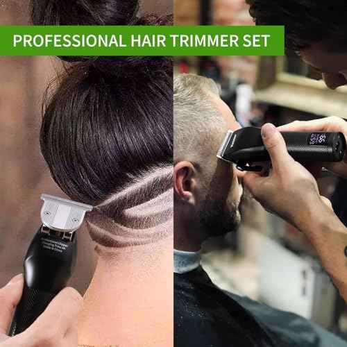 Professional Hair Clipper Set for Men, Complete Haircut Kit