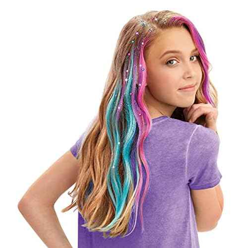 Shimmer ¡®n Sparkle Glitter and Glam Metallic Hair Art Set with Hair Chalk Pens and Hair Gems by Cra-Z-Art