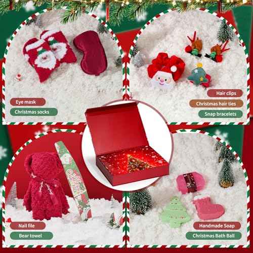 Beauty Advent Calendar 2025, Makeup Advent Calendar for Women, Teen Girls 24 Days, Bath and Body Gifts Sets, Christmas Gifts Baskets, Skincare Beauty Gift Baskets