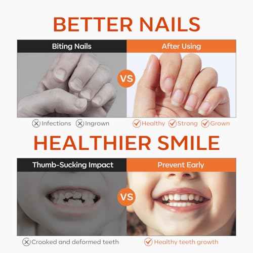 modelones Stop Biting Pen Nail Biting Prevention Thumb Sucking Deterrent Nail Biting Treatment for Kids & Adults Natural Nail Care Pen to Help Stop Nail Biting Habit Safe Solution for Biters