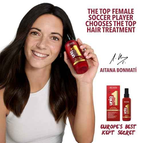 UniqOne Revlon Professional Hair Treatment, Moisturizing Leave-In Product, Repair For Dry and Damaged Hair, Promotes Healthy Hair, 5.1 Fl Oz (Pack of 1)
