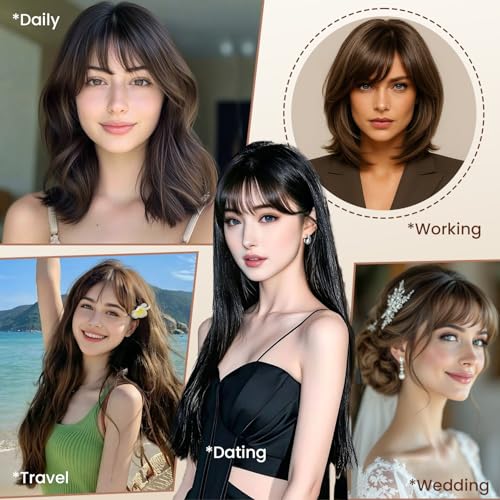 Hair Toppers for Women Real Human Hair, 10 Inch 360¡Æ Cover Hair Toppers for Women with 3.5x4 inch Hand-woven Swiss Base (Medium Brown Mix Blonde with Dark Brown Root)