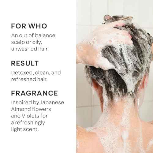 NatureLab.TOKYO Perfect Clean Scalp Scrub & Clarifying Shampoo - Exfoliating Sugar Crystals, Probiotic Sake Water, Hyaluronic Acid - 2-in-1 Deep Scalp Cleanser for Shine & Hydration, 8.1 oz, Original