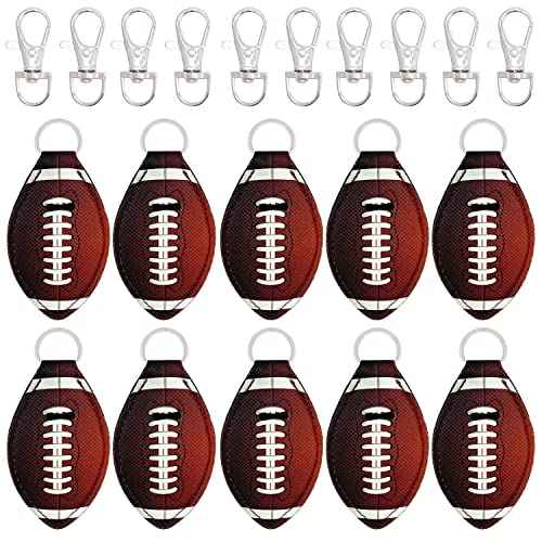 allydrew 10 Pack Chapstick Holder Keychain with 10 Pieces Metal Clasps