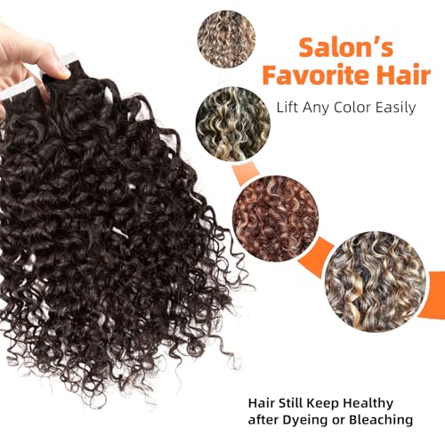 Clytie Raw Curly Tape in Hair Extensions Real Human Hair, One Donor Tight Curly Human Tape ins Hair Extensions 20 PCS 18IN Salon Bleachable Deep Curly 50g Invisible Taping for Thin Hair Light Weight