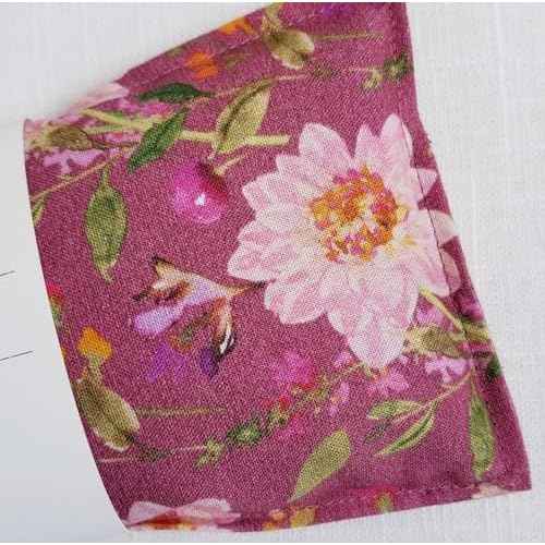 Eye Pillow with Flaxseed, Eucalyptus & Mint - Microwavable, Get Well Gift, Headache and Sinus Relief - Forest Floral