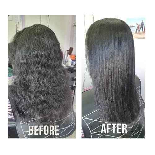 Hair Straightening and Rebonding System with KERATIN. Extra Strength Formula. The Complete System that Straightens Wavy, Curly, Frizzy Hair the Smooth, Silky, Shiny Way! 165 gram pouches