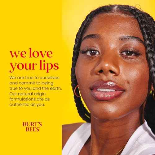 Burt's Bees Lip Balm - Pink Grapefruit, Mango, Coconut & Pear, and Pomegranate Pack, Lip Moisturizer With Beeswax, Tint-Free, Natural Origin Conditioning Treatment, 4 Tubes, 0.15 oz.