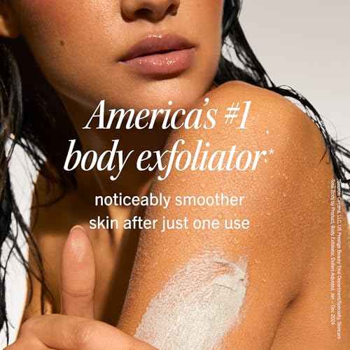 First Aid Beauty - KP Bump Eraser Body Scrub with 10% AHA, Keratosis Pilaris Skin Exfoliater with Glycolic and Lactic acids, Helps Reduce Chicken Skin Bumps, Safe for Sensitive Skin, 8 oz + Bonus, 2ct