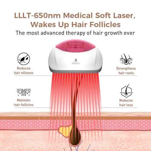 Laser Hair Growth System (FDA Cleared), Hair Regrowth Helmet & Laser Cap, Hair Loss Treatment for Men and Women, Low Level Laser Therapy for Hair Growth, Anti-Thining Treatment£¬36 Pink