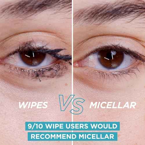 Garnier Micellar Water For Waterproof Makeup, Hydrating Facial Cleanser & Makeup Remover, Suitable for Sensitive Skin, Vegan, Cruelty Free, 13.5 Fl Oz (400mL), 1 Count