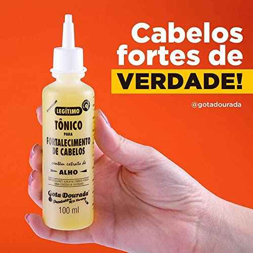 Tonico para Fortalecimento de cabelos (hair tonic with garlic extract) 100ml