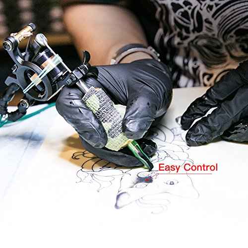 Dragonhawk Traditional Pro Complete Tattoo Kit - Two Machines Gun Easy Use Color Ink Power Supplies Disposable Needles Grips Great for Beginners & Starter Tattoo Aritsts 11-85