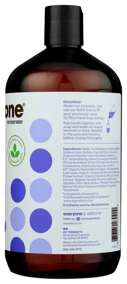 Everyone Hand Soap Refill, 32 Ounce (Pack of 6), Lavender and Coconut, made with Essential Oils for kitchen and bathroom