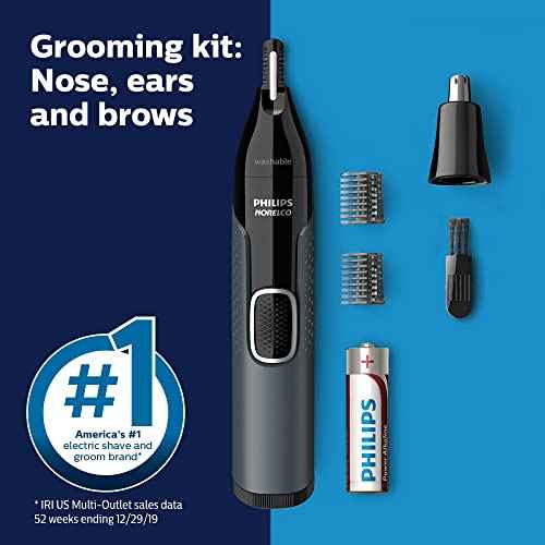 Norelco Philips Nose Trimmer 3000, for Nose, Ears Eyebrows, NT3600/62