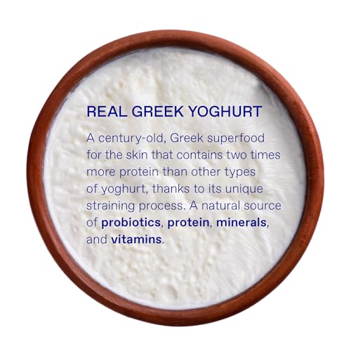 KORRES Greek Yoghurt Hydration Boost Trio Set, 3-Step Skin Care Kit with Foaming Cream Cleanser, Eye Gel & Probiotic Gel Cream, Pre & Probiotics for Balanced Hydration, Clean Beauty, 3 Piece Set
